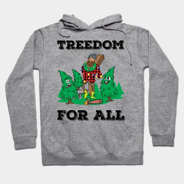 Revolution Christmas Tree Mob Revolt Rebellion Resist Gift Hoodie by TellingTales